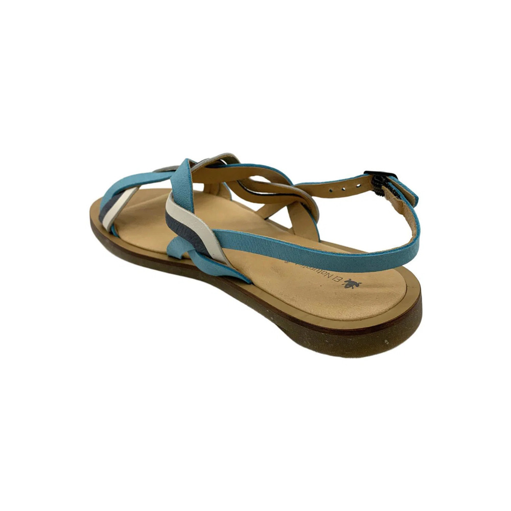 El Naturalista Women's Tulip N5188 Slingback Flat Sandals Turquiose - Medium - Picture 3 of 3